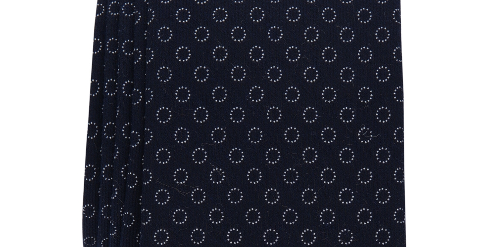 Alfani Men's Slim Dotted Circle Tie Blue Size Regular