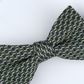 Alfani Men's Pre Tied Geo Bow Tie & Solid Pocket Square Set Green Size Regular