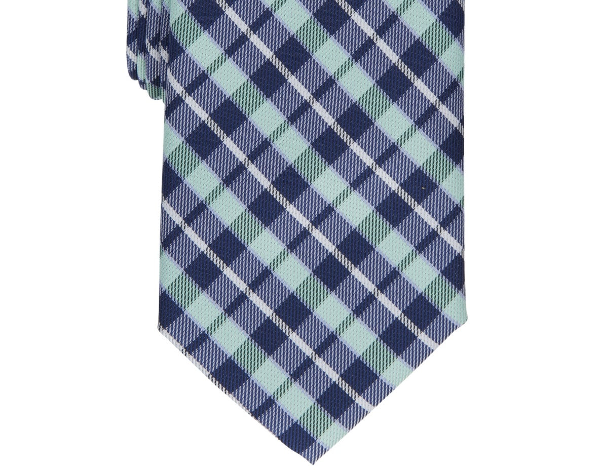 Club Room Men's Everberg Classic Plaid Tie Green Size Regular