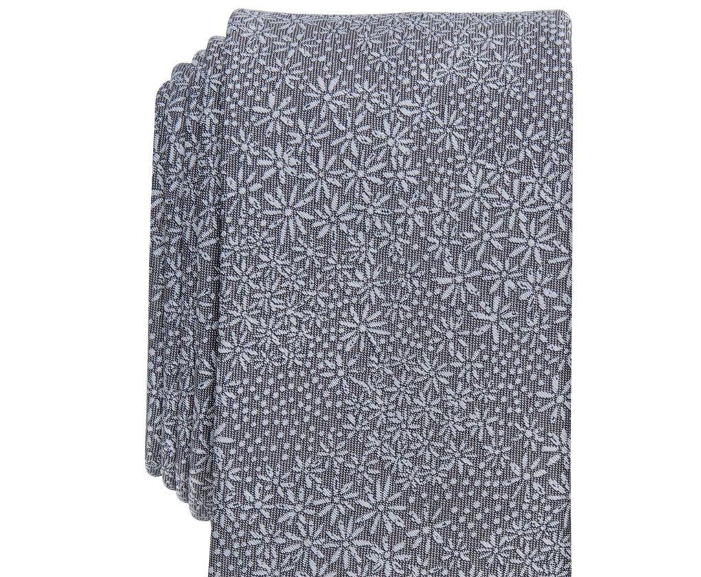 Bar III Men's Levetin Skinny Floral Tie Gray Size Regular