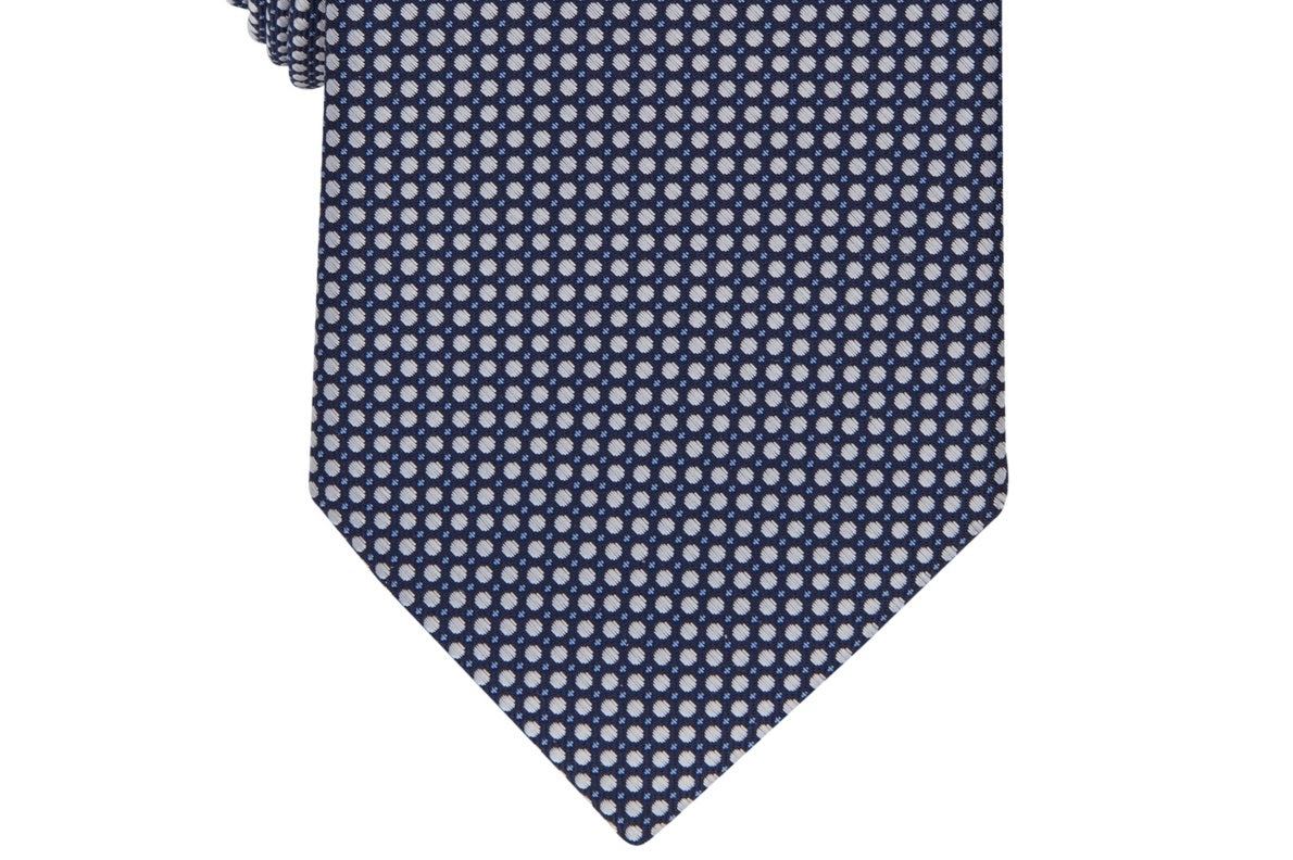 Club Room Men's Carlton Dot Tie Blue Size Regular