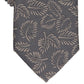 Alfani Men's Breton Leaf Print Tie Brown Size Regular