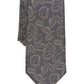 Alfani Men's Breton Leaf Print Tie Brown Size Regular