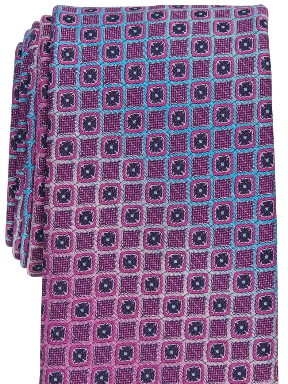 Perry Ellis Men's Millard Classic Ombre Neat Tie Pink Size Regular