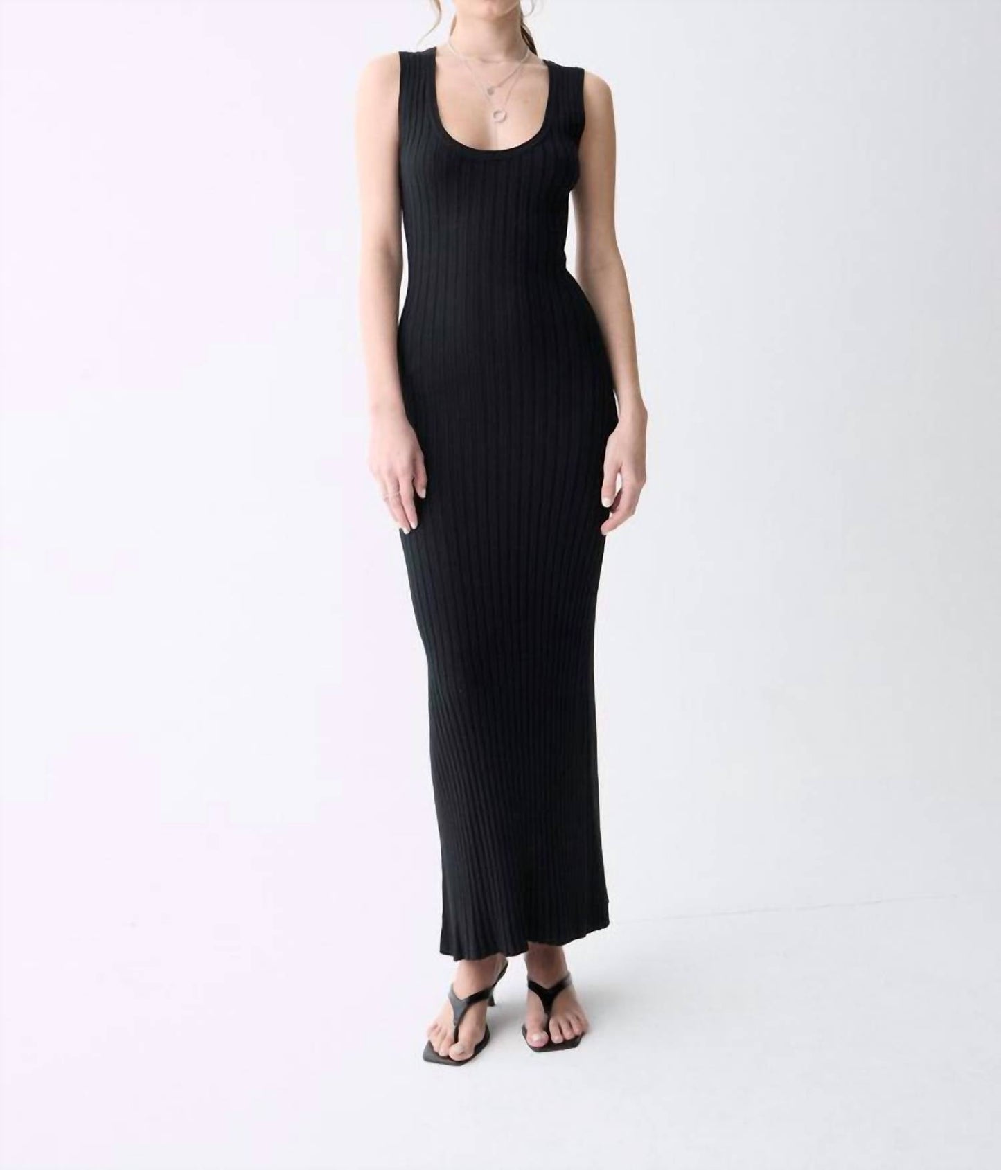 Deluc - Amora Knit Ribbed Maxi Dress