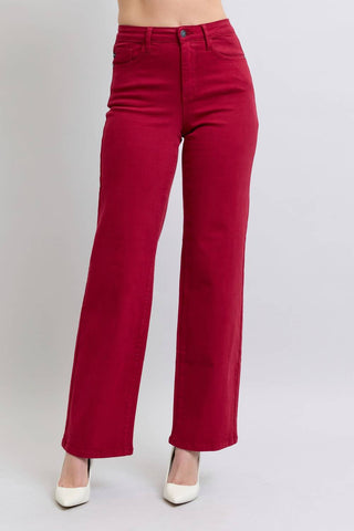 Judy Blue - Heart Pocket Straight Leg Jean