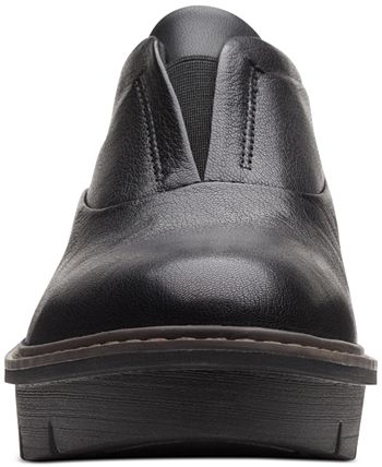 Clarks Women's Airabell Sky Slip On Flats Black Size 7.5 M