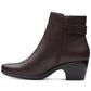 Clarks Women's Emily Holly Booties Brown Size 8.5 M
