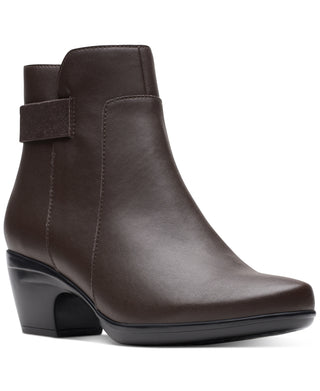 Clarks Women's Emily Holly Booties Brown Size 8.5 M