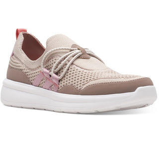 Clarks Women's Ezera Run Sneakers Shoes Brown Size 6.5 W