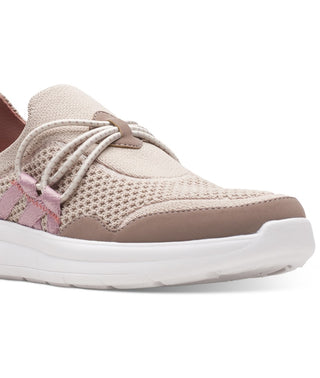 Clarks Women's Ezera Run Sneakers Shoes Brown Size 6.5 W