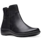 Clarks Women's Cora Grace Zipper Ankle Booties Black Size 6 M