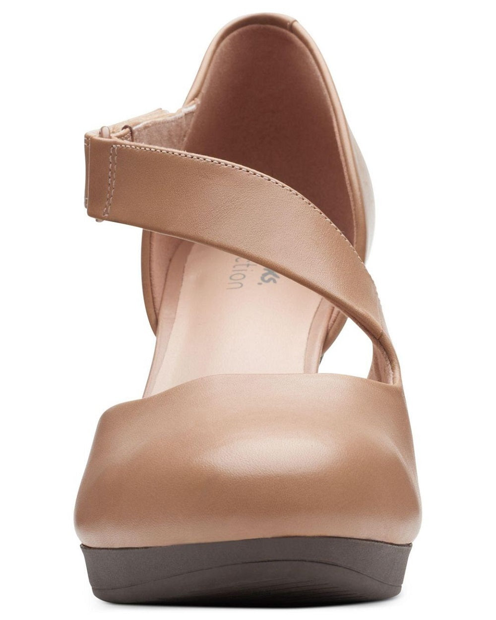 Clarks Women's Ambyr Glow Asymmetrical Comfort Pumps Brown Size 8 M