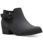 Clarks Women's Adreena Field Booties Black Size 9.5 W