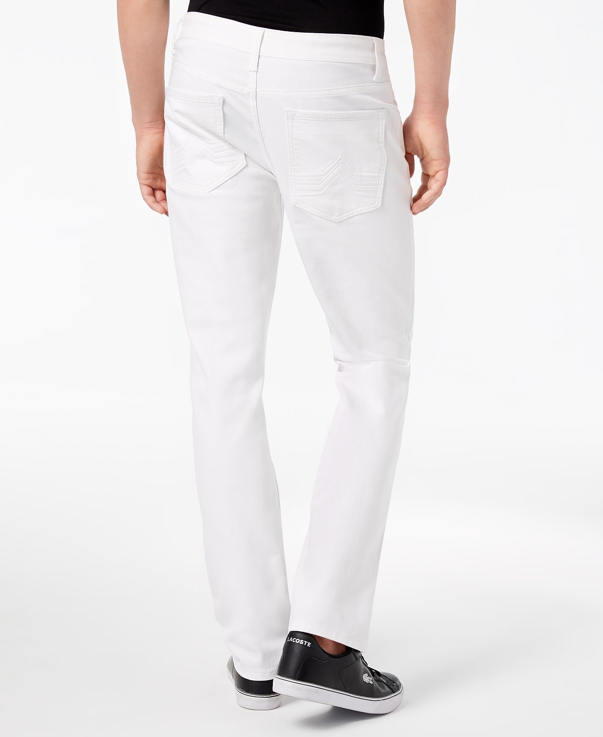 INC International Concepts Men's Berlin Denim Slim Fit Straight Leg Jeans White Size 33X30