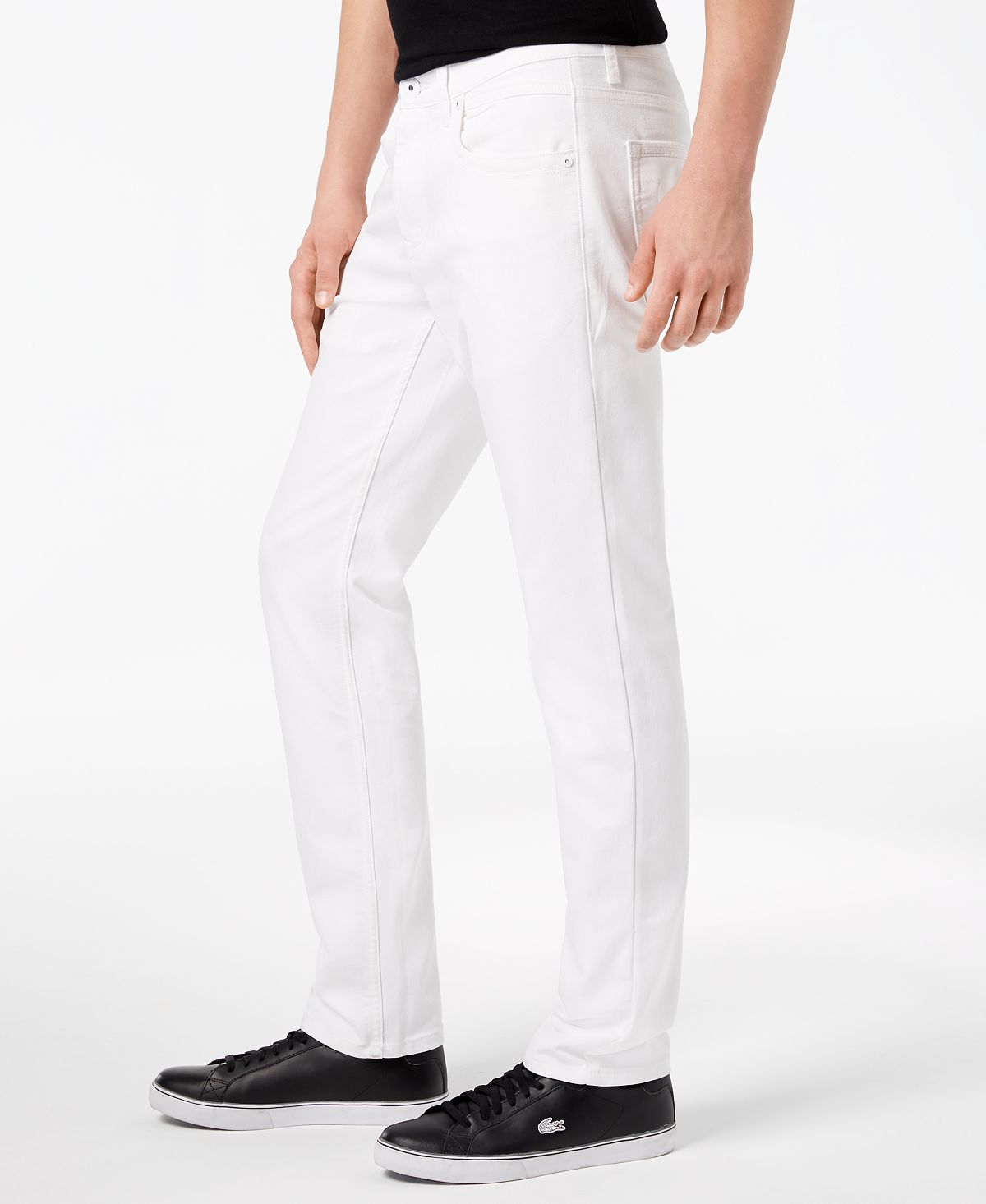 INC International Concepts Men's Teller Slim Fit Jeans White Size 38X30