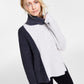 French Connection Women's Soft Stretch Turtleneck Sweater Gray Size Medium