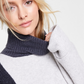 French Connection Women's Soft Stretch Turtleneck Sweater Gray Size Medium