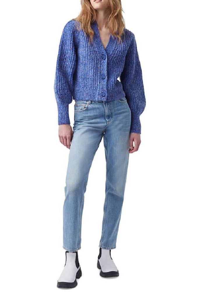 French Connection Women's Natalya Cardigan Blue Size Large