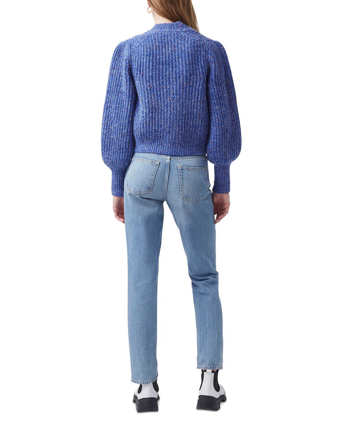 French Connection Women's Natalya Cardigan Blue Size Large