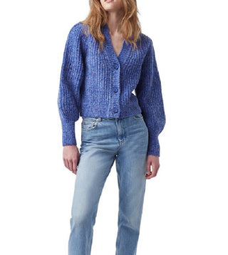 French Connection Women's Natalya Cardigan Blue Size Large