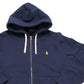 Polo Ralph Lauren Men's Classic Full Zip Fleece Hoodie Blue Size Large
