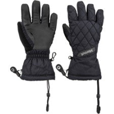 Marmot Women's Moraine Waterproof Gloves Black Size Small