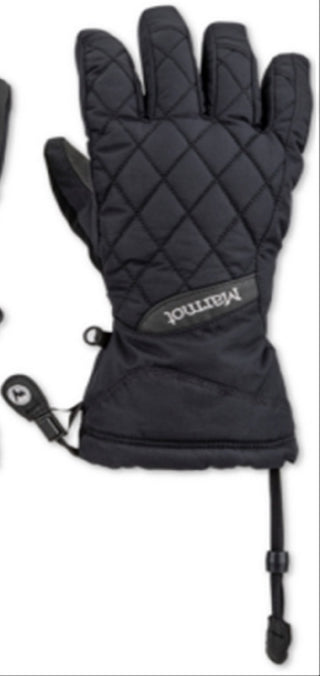Marmot Women's Moraine Waterproof Gloves Black Size Small