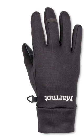 Marmot Women's Power Stretch Connect Gloves Black Size X-Small
