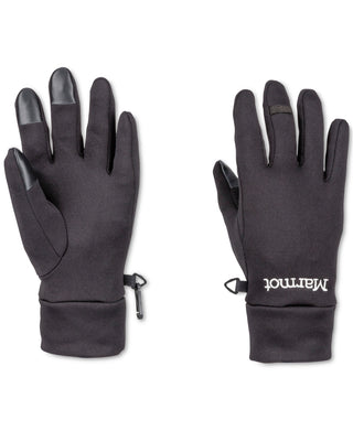 Marmot Women's Power Stretch Connect Gloves Black Size Small