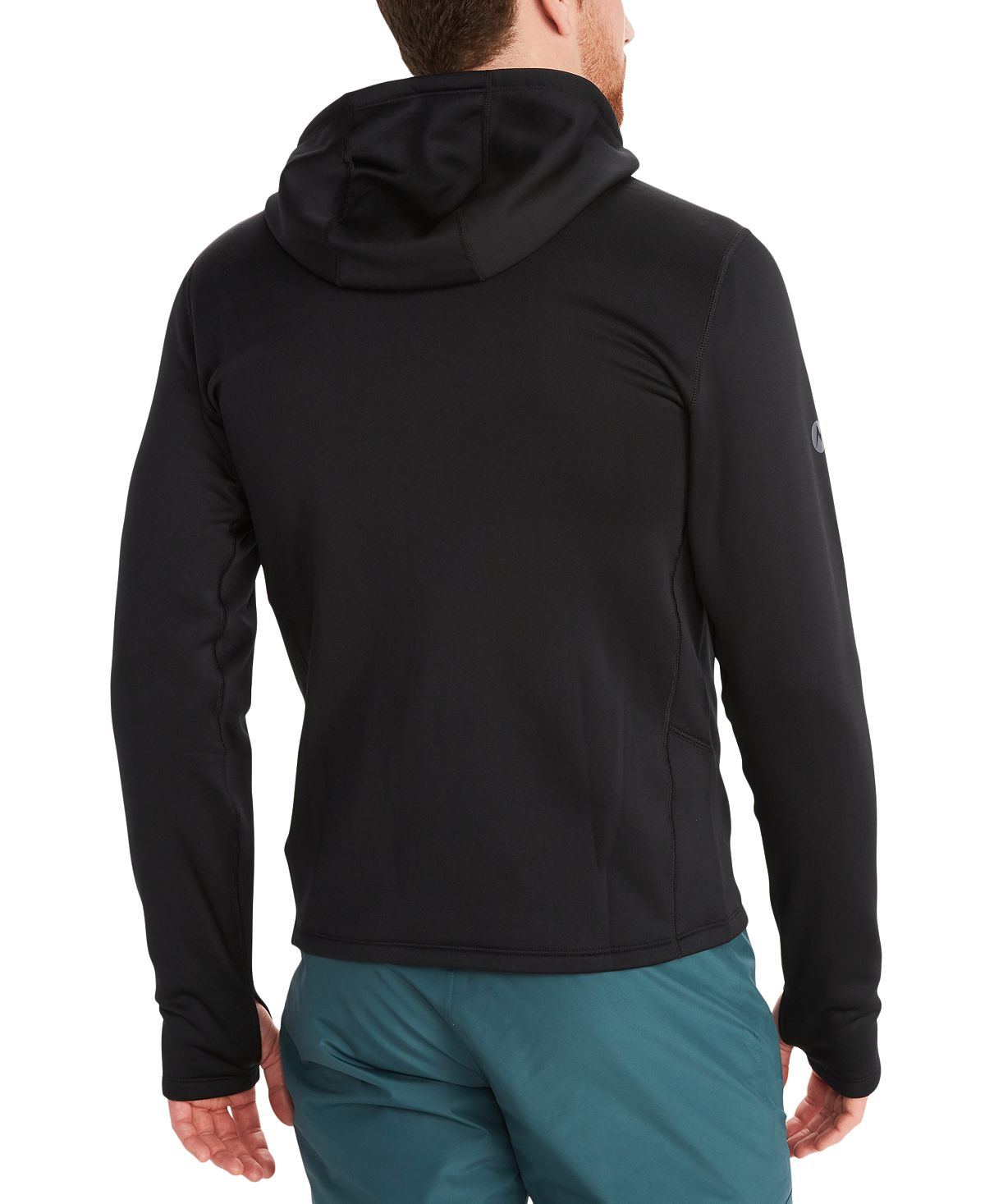 Marmot Men's Olden Polartec Zipper Hoodie Black Size Medium