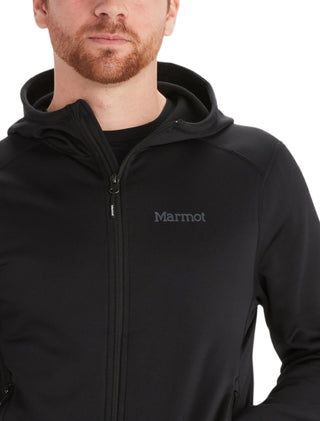 Marmot Men's Olden Polartec Zipper Hoodie Black Size Medium