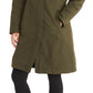 Marmot Women's Chelsea Hooded Faux Fur Trim Coat Green Size Small