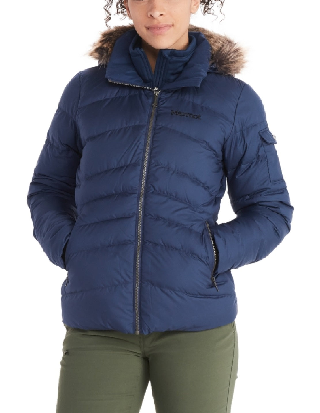 Marmot Women's Ithaca Down Jacket Blue Size Medium