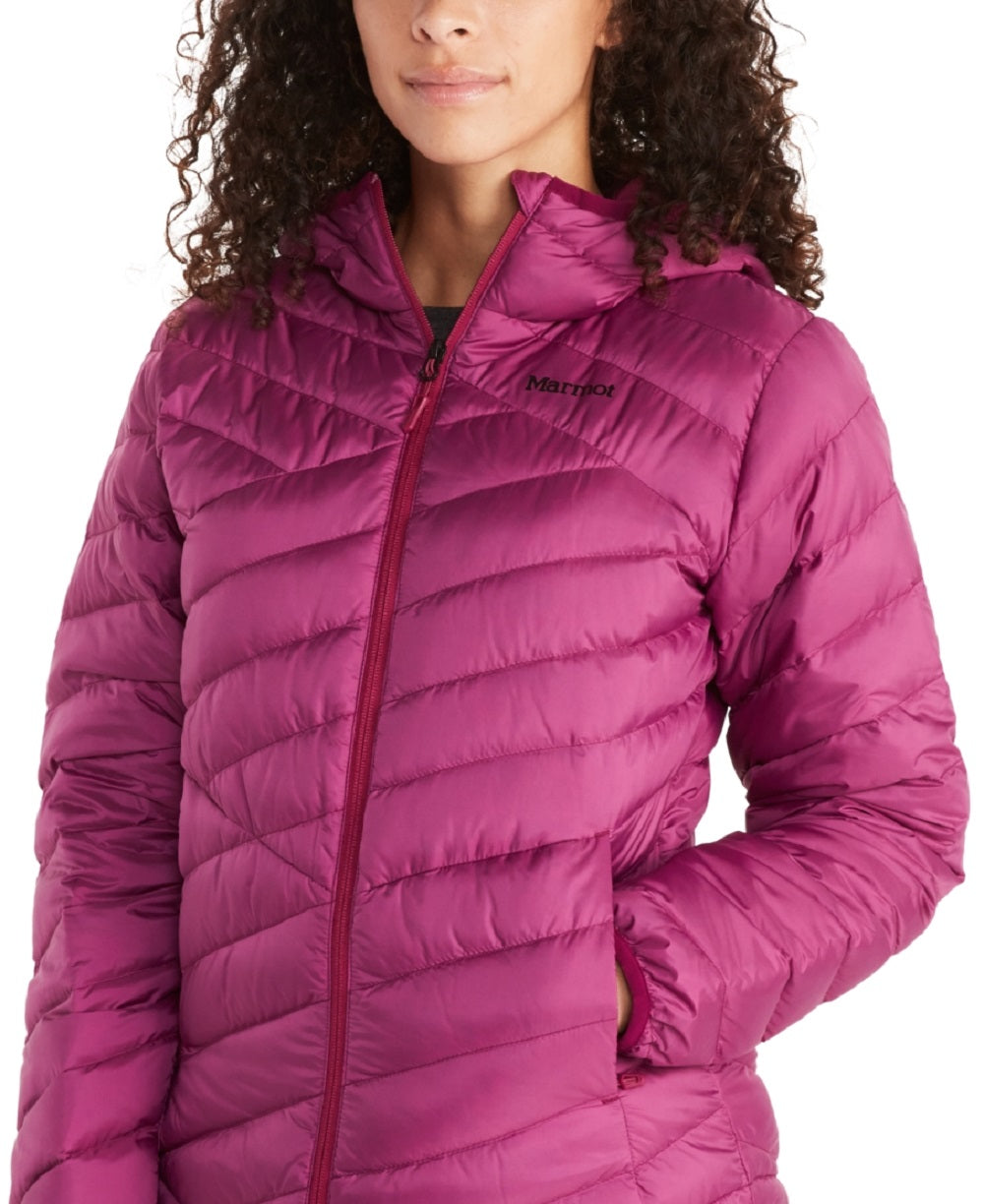 Marmot Women's Highlander Down Jacket Pink Size Small