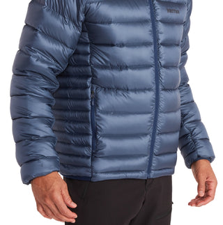 Marmot Men's Hype Down Puffer Jacket Blue Size Medium