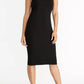 Rachel Roy Women's Halter Sheath Dress Black Size XX-Large