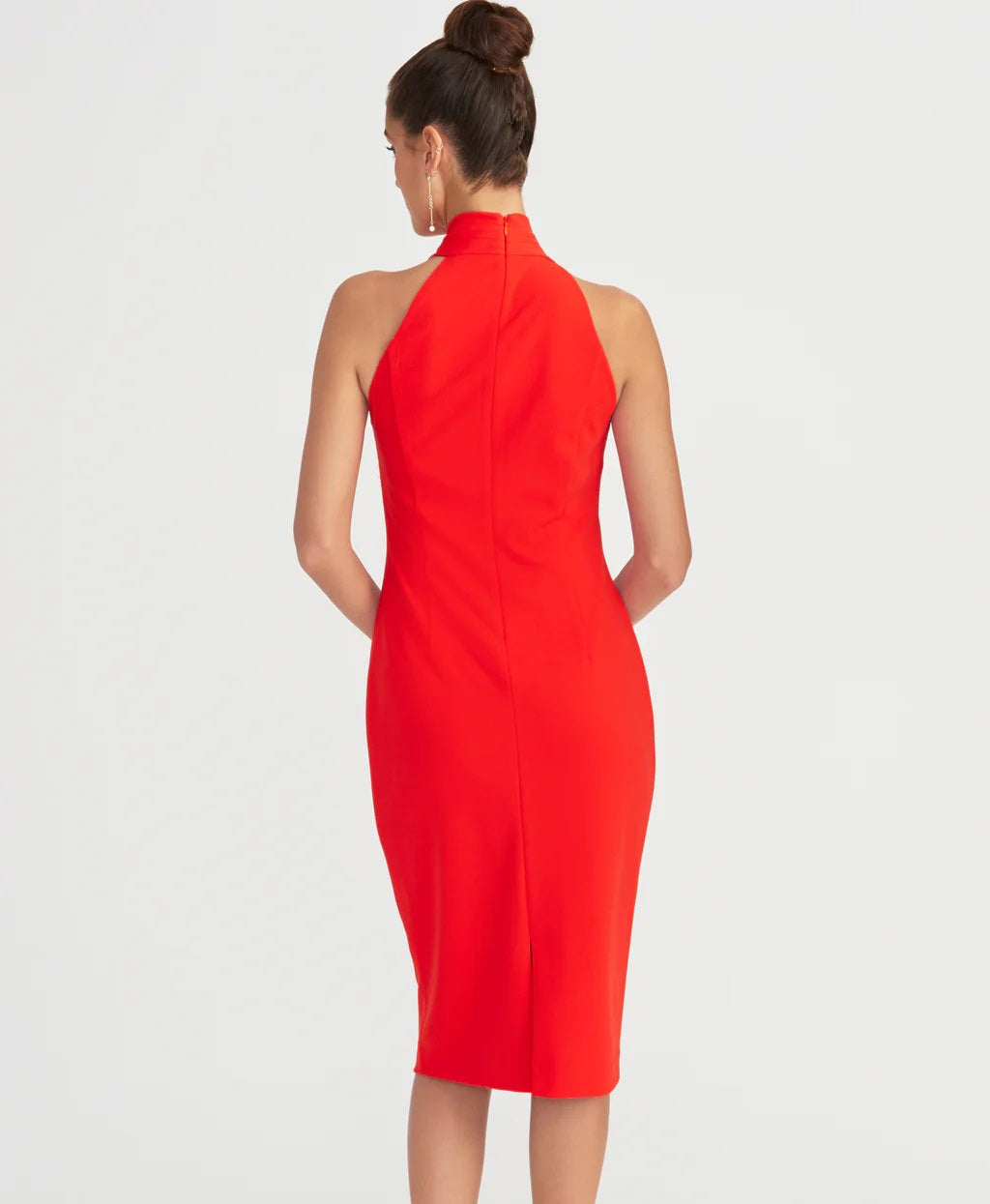 Rachel Roy Women's Halter Sheath Dress Red Size Medium