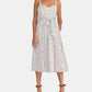 RACHEL Rachel Roy Women's Print Fit & Flare Sundress White Size 8