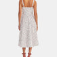 RACHEL Rachel Roy Women's Print Fit & Flare Sundress White Size 8