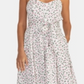RACHEL Rachel Roy Women's Print Fit & Flare Sundress White Size 8