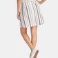 Rachel Roy Women's Ania Linen Blend Striped Straight Skirt Pink Size 2