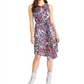Rachel Roy Women's Hani Satin Animal Print Cocktail Dress Black Size 0