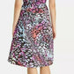 Rachel Roy Women's Hani Satin Animal Print Cocktail Dress Black Size 0