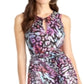 Rachel Roy Women's Hani Satin Animal Print Cocktail Dress Black Size 0