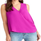 Rachel Roy Women's Surplice Blouse Fucsia Size Small