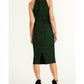 Rachel Roy Women's Sleeveless Printed Halter Dress Green Size XX-Large