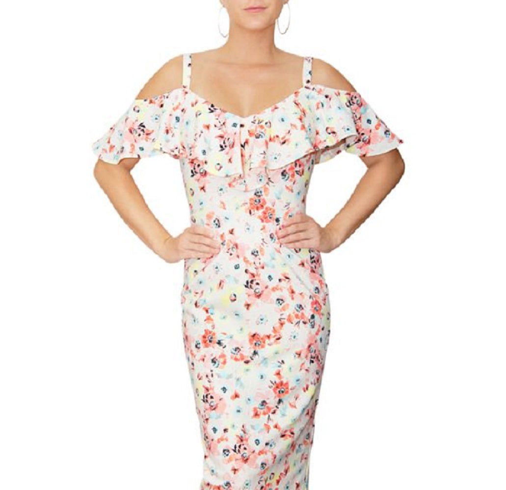 Rachel Roy Women's Marcella Off The Shoulder Dress Brown Size X-Small