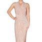 Rachel Roy Women's Sleeveless Striped Midi Dress Brown Size XX-Large
