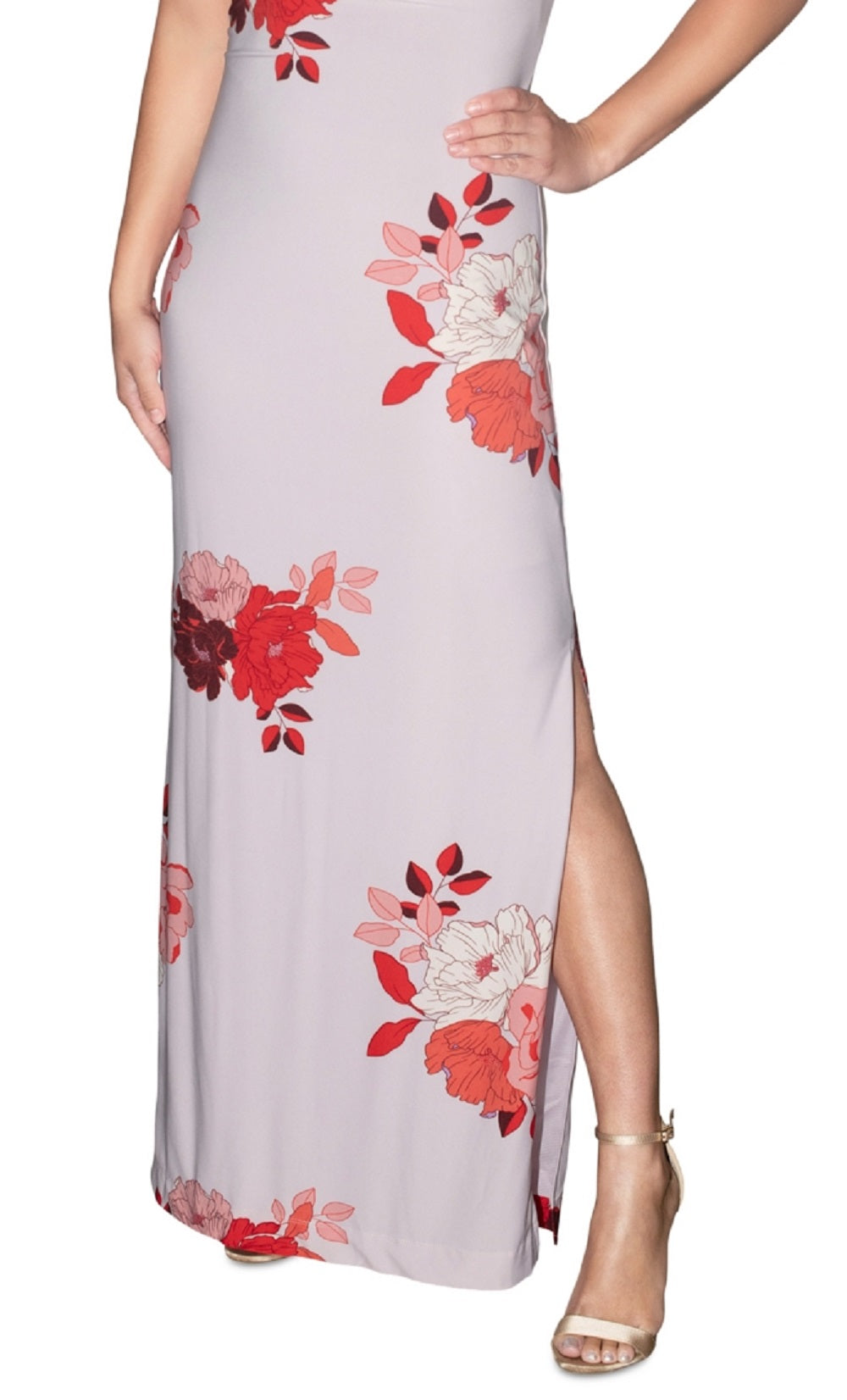 Rachel Roy Women's Crisscross Halter Maxi Dress Purple Size XX-Large